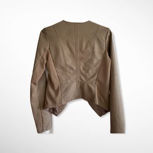 New faux leather jacket!